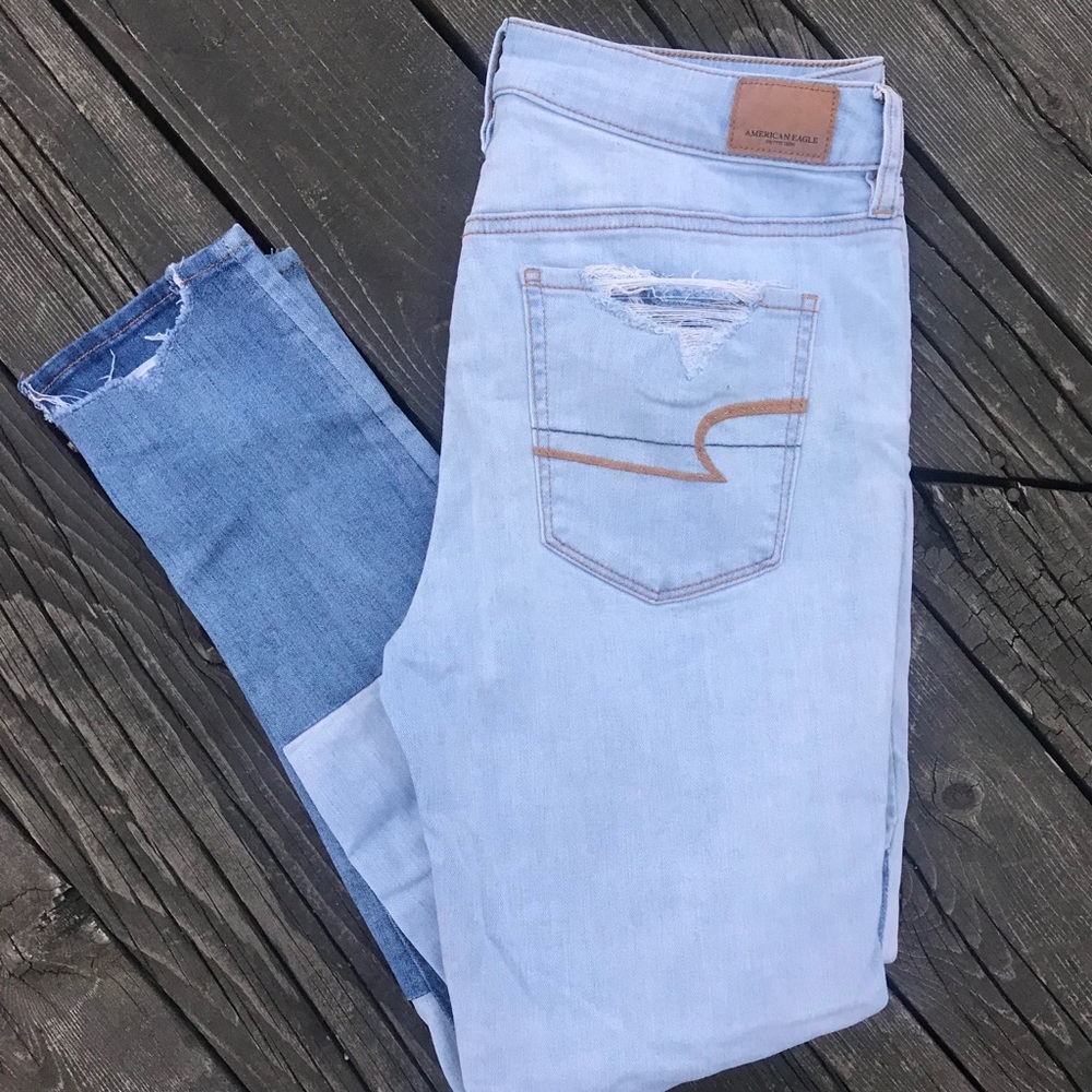 American Eagle Size 12 HI-Rise Super Stretch Jeans